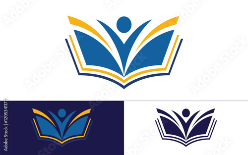 Education Logo Template vector icon illustration design