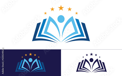 Education Logo Template vector icon illustration design