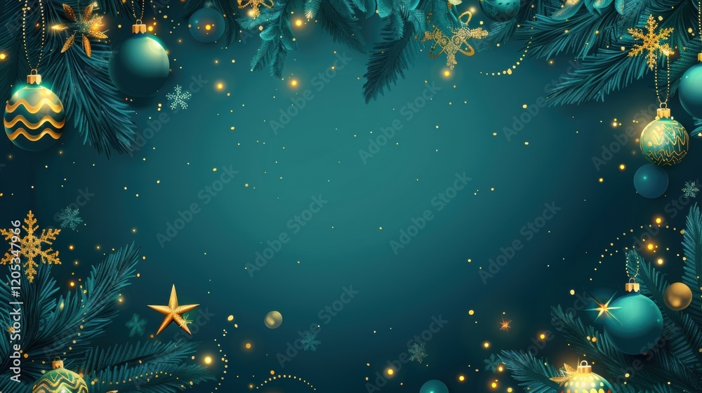 Christmas tree with many ornaments and a star on top Christmas tree with many ornaments and a star on top