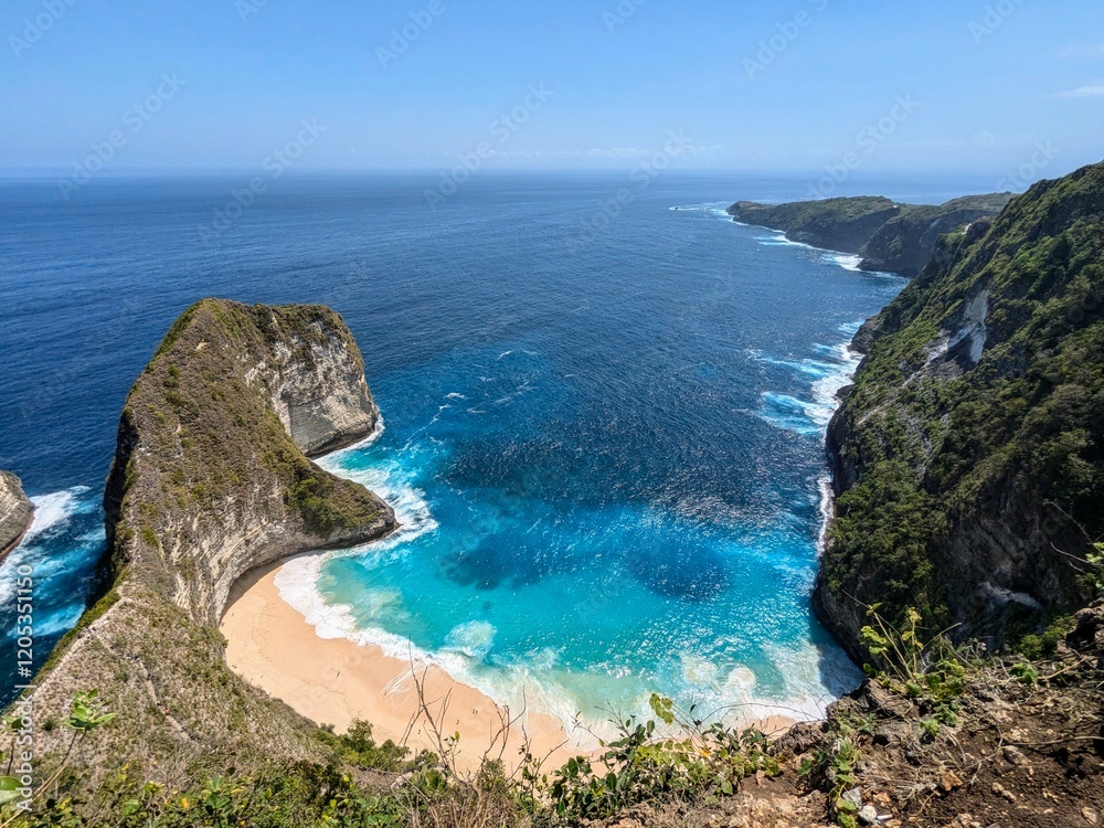 Fototapeta premium View from Kelingking, Nusa Penida 