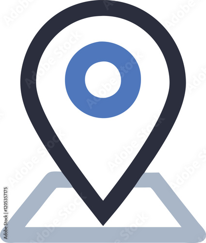 Free Download Simple Blue Map Pin Icon – High-Quality Vector File
