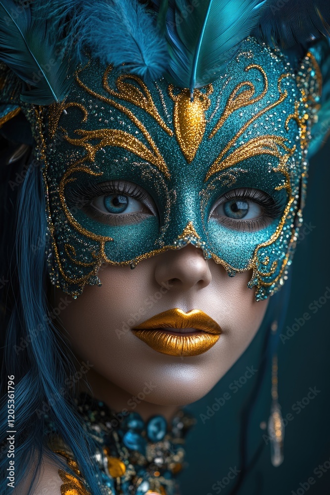 A close-up shot of a person wearing a mask, ideal for representing anonymity or mystery A close-up shot of a person wearing a mask, ideal for representing anonymity or mystery