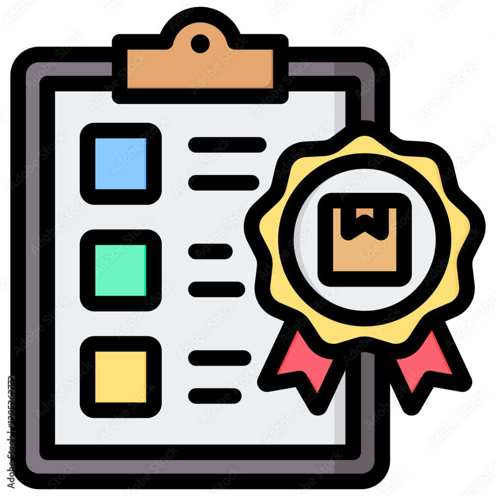 Standardization Outline Color Icon Standardization Outline Color Icon