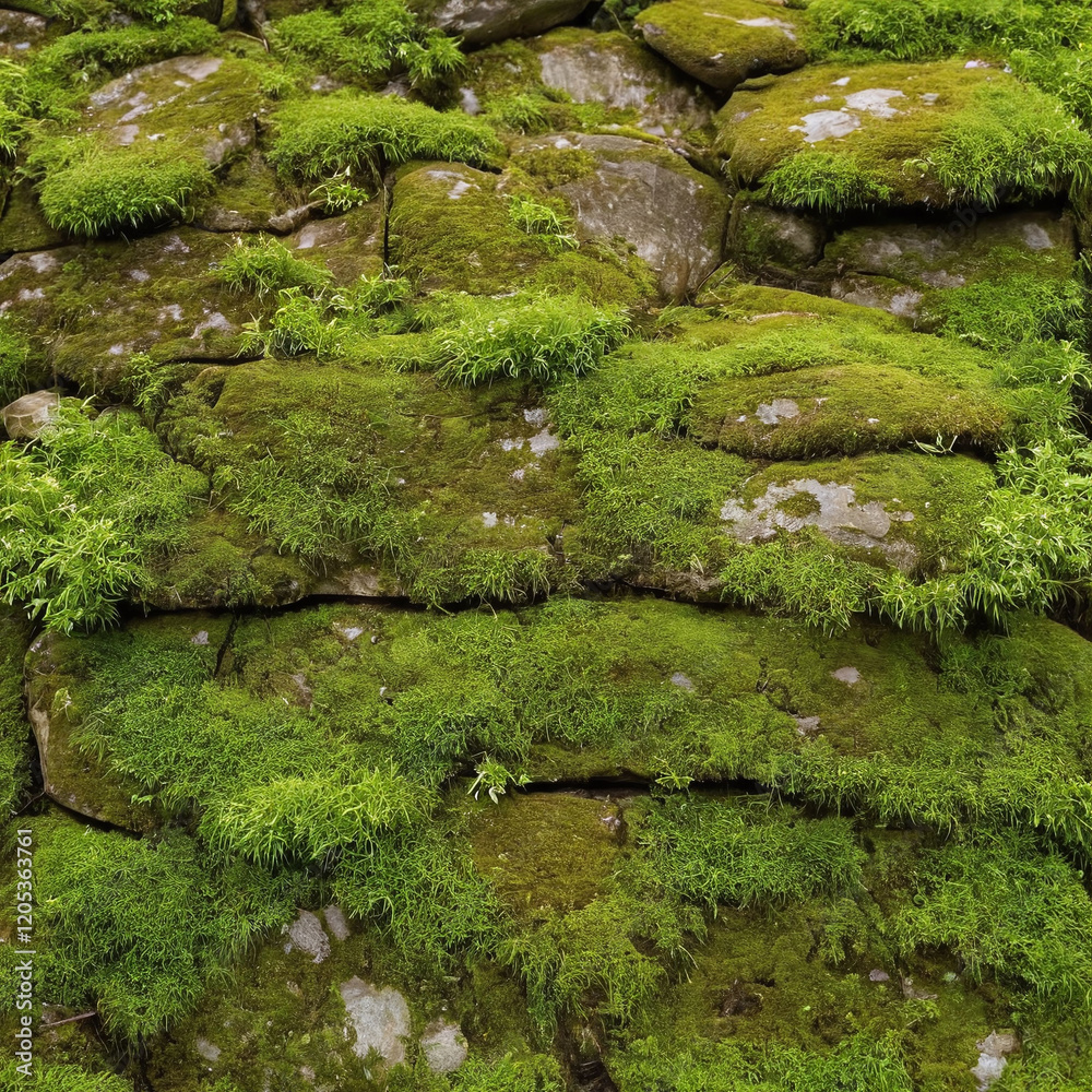 Moss-covered rock background texture with natural green and earthy tones, perfect for nature-inspired designs, eco-themed projects, and creative art Moss-covered rock background texture with natural green and earthy tones, perfect for nature-inspired designs, eco-themed projects, and creative art