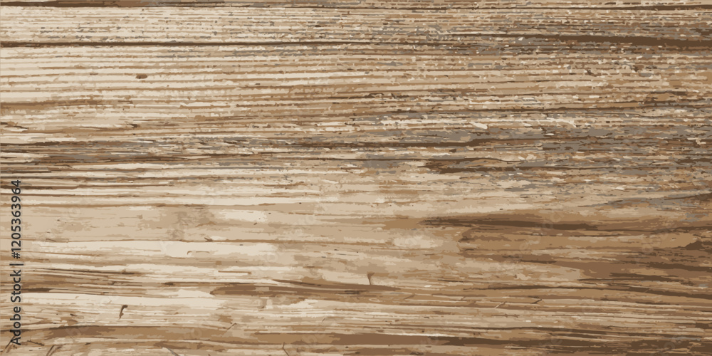 Fototapeta premium Wood grain texture. Wood texture. Vintage background. Vector illustration