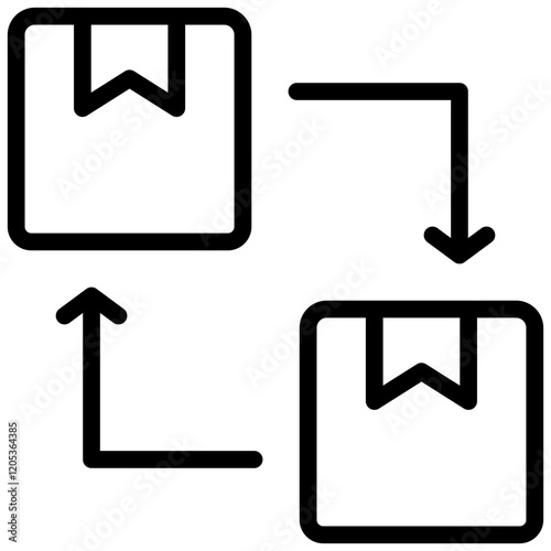 Replication Outline Icon