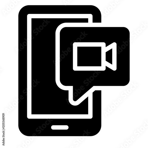 mobile video call icon
