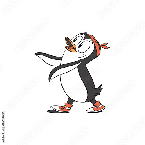 penguin vector cartoon charecter illustration photo