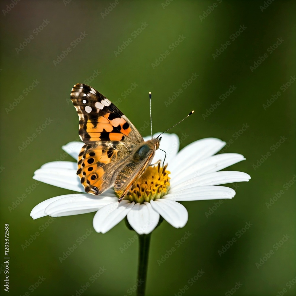 Obraz premium butterfly on flower