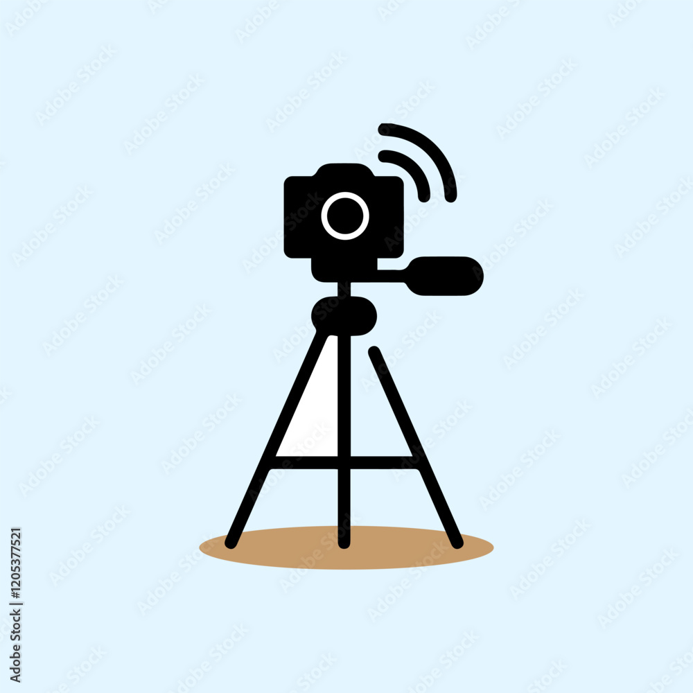 Obraz premium simple camera icon vectors illustration