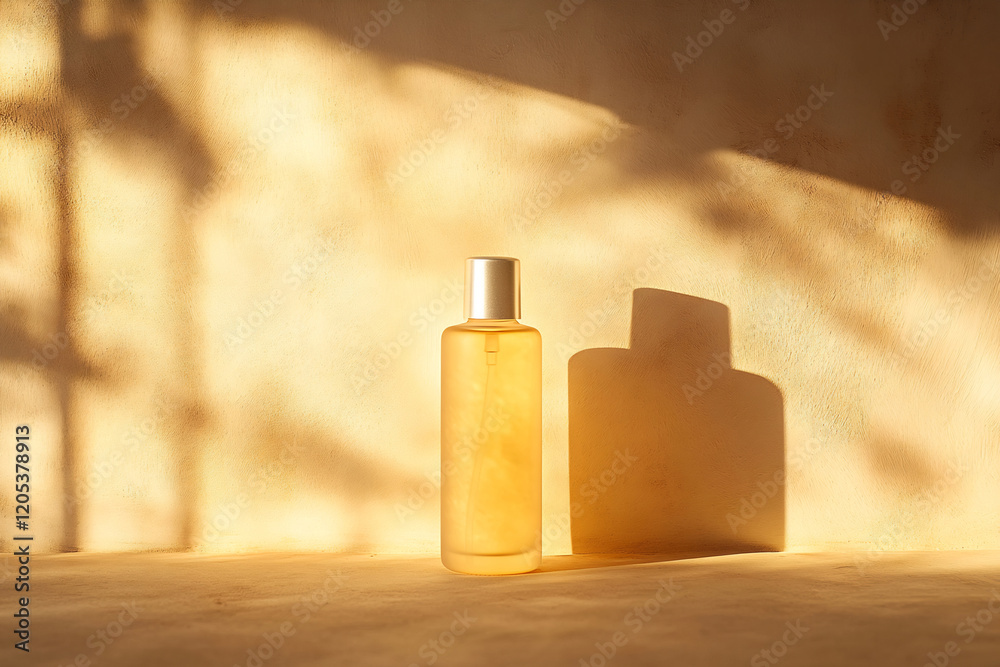 Bottled essence on a warm surface Bottled essence on a warm surface