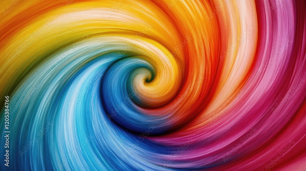 Paint Swirl on Black Background Paint Swirl on Black Background
