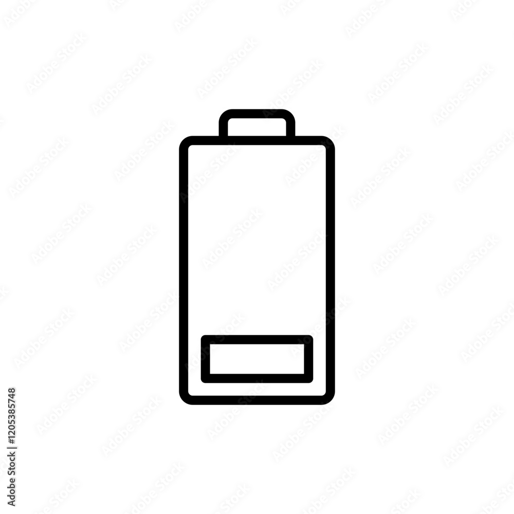 Battery icon vector. battery Charging sign. battery charge level Battery icon vector. battery Charging sign. battery charge level