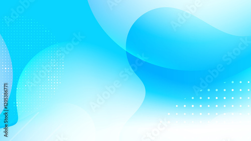 Abstract blue and white gradients shapes overlay background design