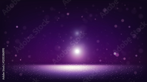 Abstract light particles product display background design