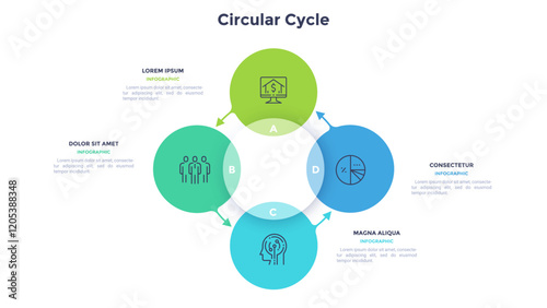 Modern Infographic Vector Template