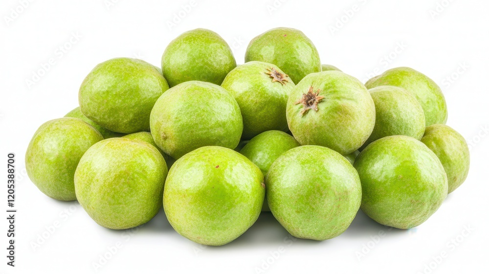 A vibrant display of green apples arranged in a neat stack, showcasing their glossy skin and fresh appearance in a natural setting. A vibrant display of green apples arranged in a neat stack, showcasing their glossy skin and fresh appearance in a natural setting.