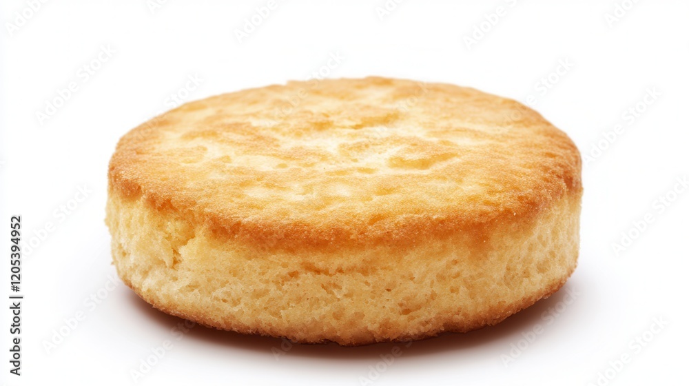 A delicate araffy biscuit displayed on a clean white background, highlighting its texture and details in a minimalist presentation. A delicate araffy biscuit displayed on a clean white background, highlighting its texture and details in a minimalist presentation.