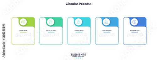 Modern Infographic Vector Template