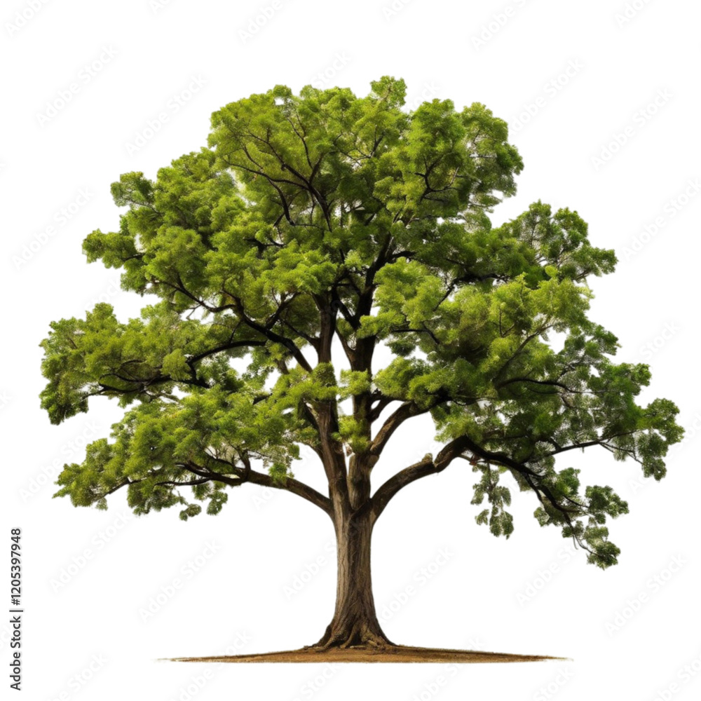 Obraz premium green tree isolated