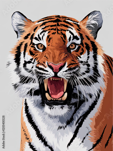 portrait of a tiger