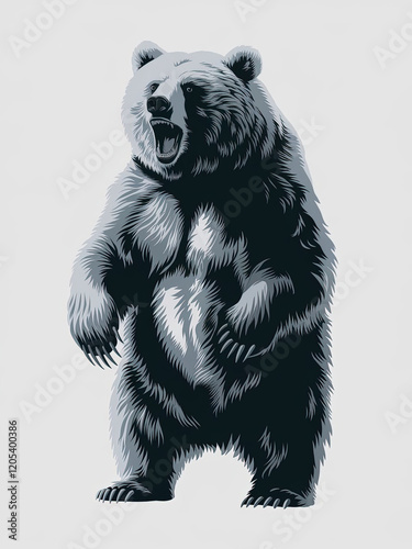 brown bear with a smile