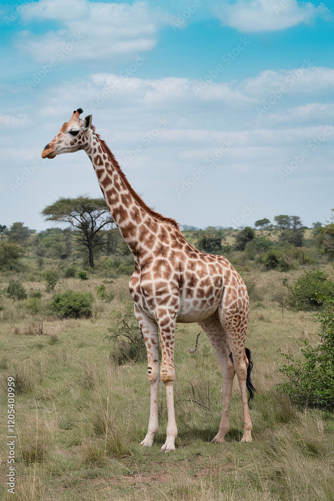 Obraz premium giraffe in the savannah