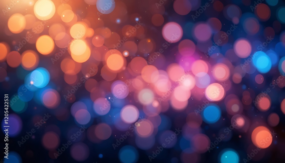 Fototapeta premium Abstract Colorful Bokeh Lights Background Image