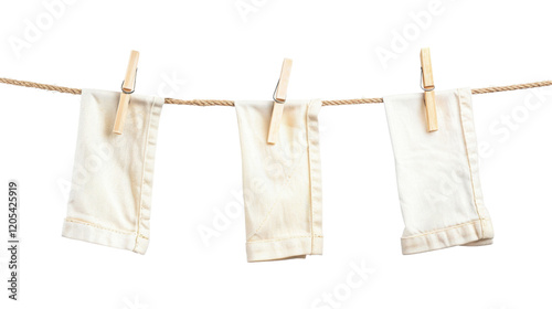 
Clothesline on transparent background 