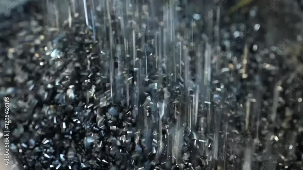 Remove metal shavings after processing your workpiece to maintain a clean and safe work environment. Remove metal shavings after processing your workpiece to maintain a clean and safe work environment.
