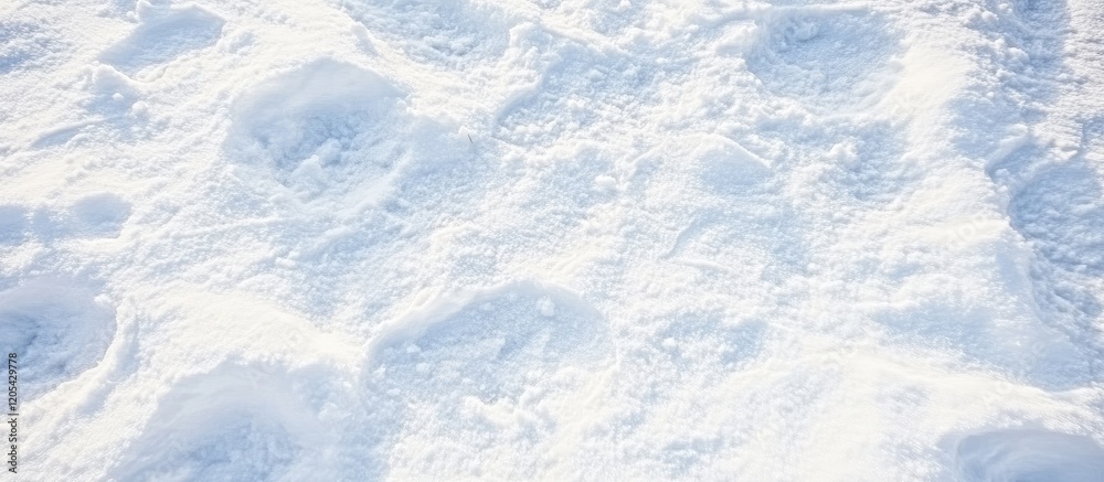 White Snowy Ground Texture Winter Landscape White Snowy Ground Texture Winter Landscape
