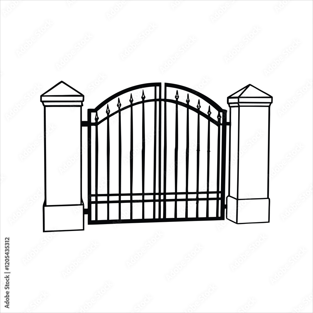 Iron Door Vector Clipart for Digital Art
Iron Door Vector Clipart for Digital Art