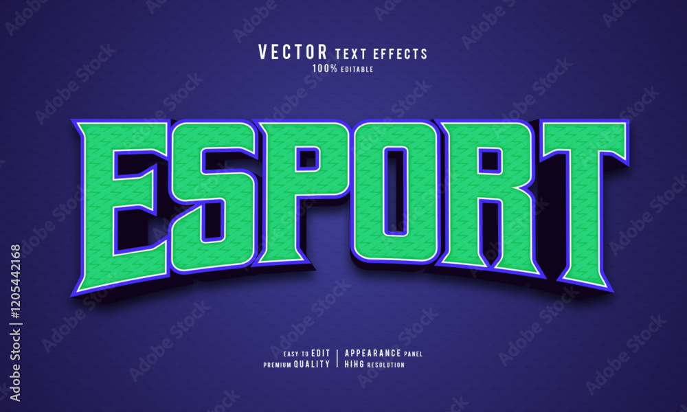 Sport editable vector graphic resources 3d text effect design Sport editable vector graphic resources 3d text effect design