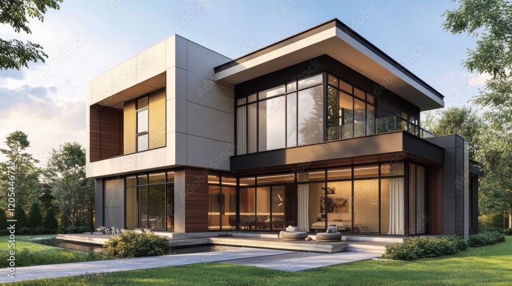 Modern home design featuring duck decor, blending sleek architecture with minimalist duck-inspired art pieces, styled as subtle accents both indoors and outdoors Modern home design featuring duck decor, blending sleek architecture with minimalist duck-inspired art pieces, styled as subtle accents both indoors and outdoors