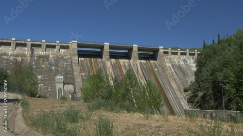 Wallpaper Mural Concrete dam from the Sant Ponç lake in Catalonia Torontodigital.ca