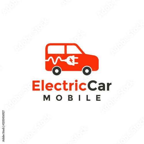 Electric Car Mobile Logo