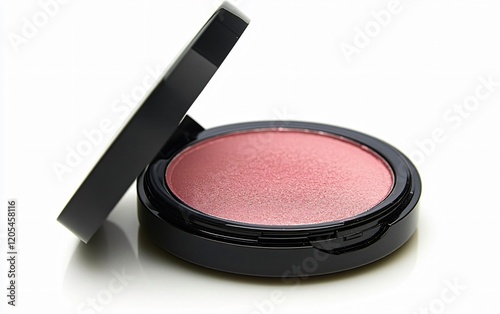 Stunning Pink Blush Makeup Compact Powder Studio Shot