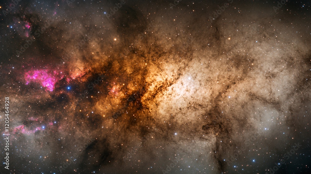 Cosmic Nebula, Vibrant Star Clusters and Interstellar Dust Cosmic Nebula, Vibrant Star Clusters and Interstellar Dust