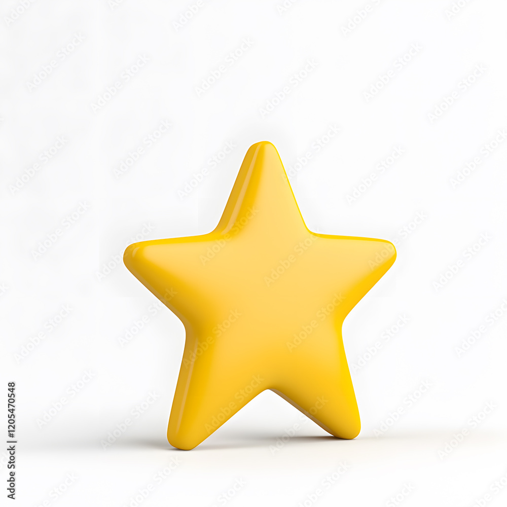 3d gold glossy yellow star icon isolated on white background 3d gold glossy yellow star icon isolated on white background
