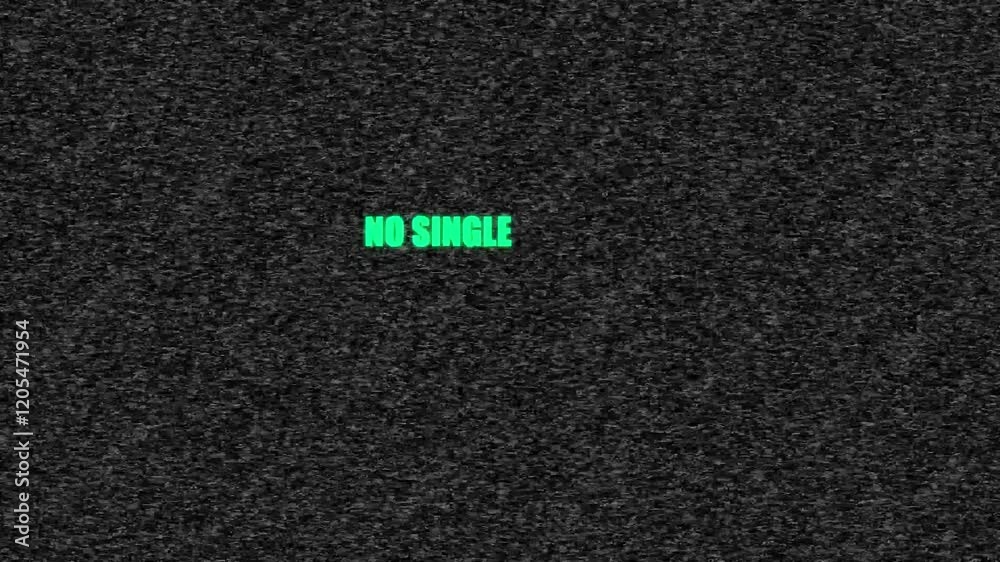 Tv no signal. no single Noise overlay texture pattern. digital damage on television broadcasting signal as abstract technology background.