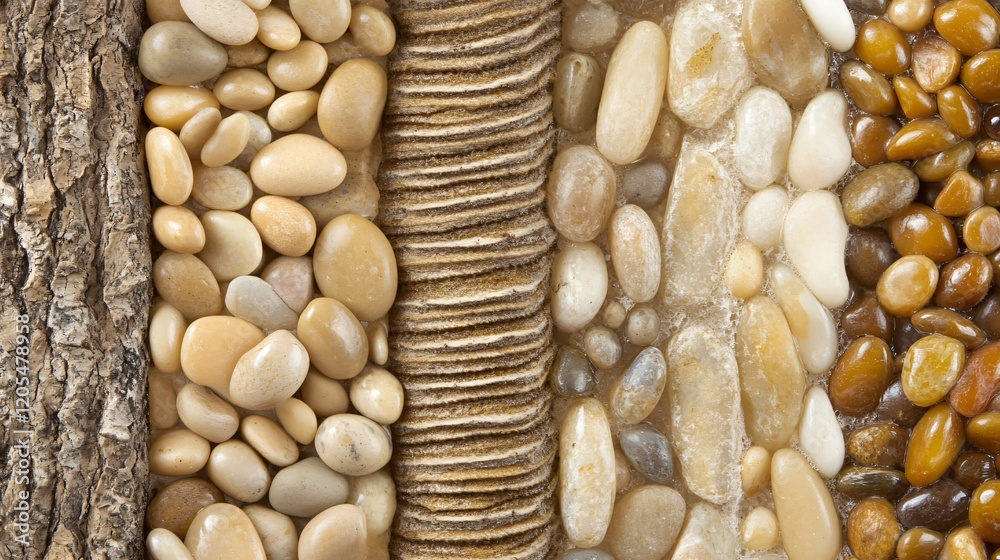 Abstract Stone and Wood Texture Background Natural Beige Tones Abstract Stone and Wood Texture Background Natural Beige Tones