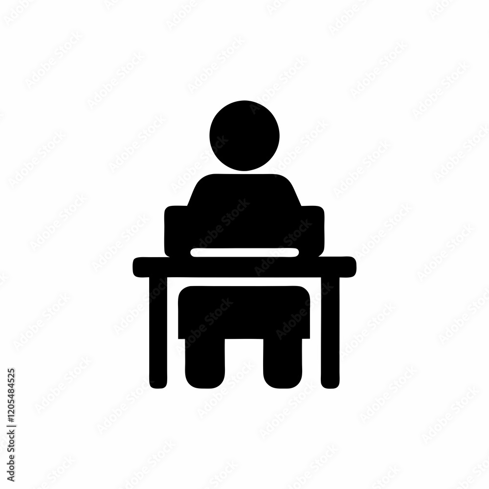 A man is sitting at a desk with a laptop. He is wearing a shirt and has a laptop on his lap A man is sitting at a desk with a laptop. He is wearing a shirt and has a laptop on his lap
