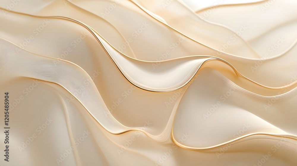 Obraz premium Abstract Liquid Geometry Art