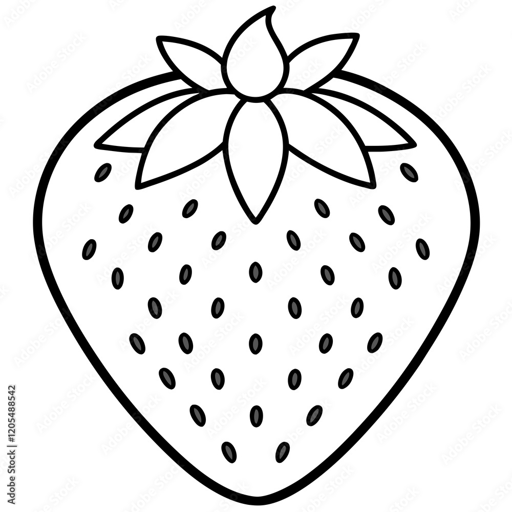 Strawberry art vector