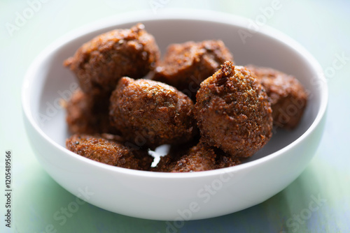 Obraz na płótnie bowl of falafel w salonie