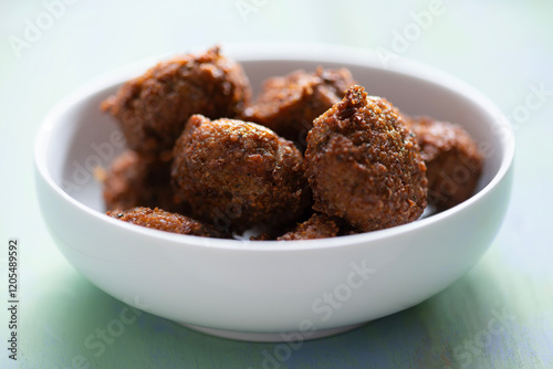 Obraz na płótnie bowl of falafel w salonie