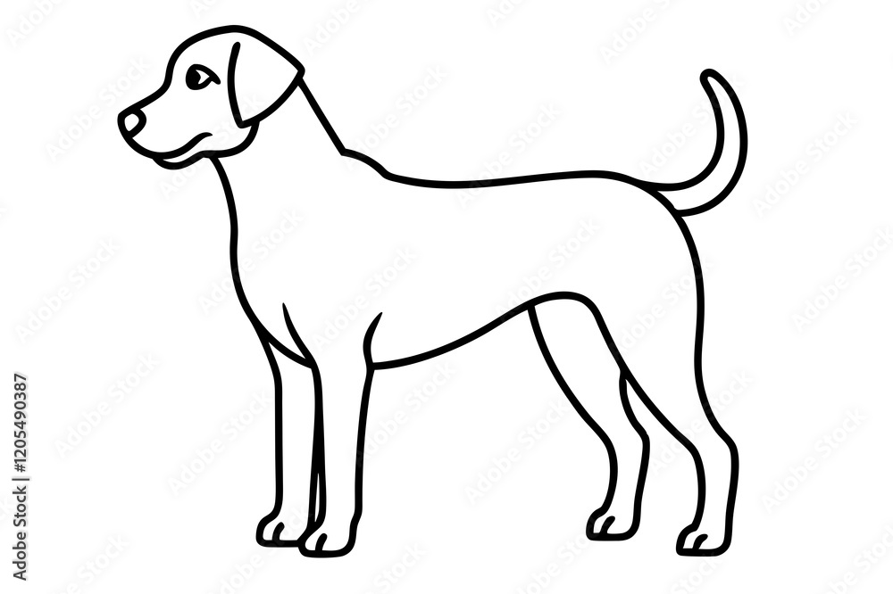 dog isolated on white background dog isolated on white background