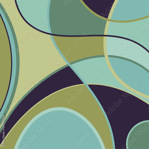 Abstract background with hand drawn doodle lines art.