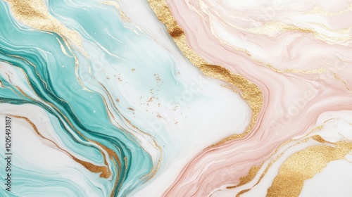 Elegant marble inspired background with swirling veins and gold accents, perfect for a touch of luxury