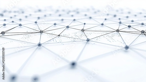 Industrial Supply Chain Management Logistic Transportation Business Economic Abstract network connection illustration.